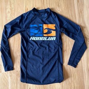 HONOLUA SURF CO RASHGUARD LONG SLEEVE TOP  NEW